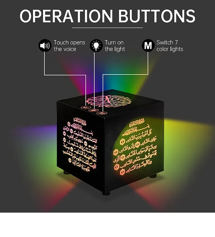 Iman Light Speaker Lampada Notturna Corano Azan touch