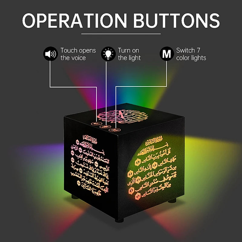 Iman Light Speaker Lampada Notturna Corano Azan touch